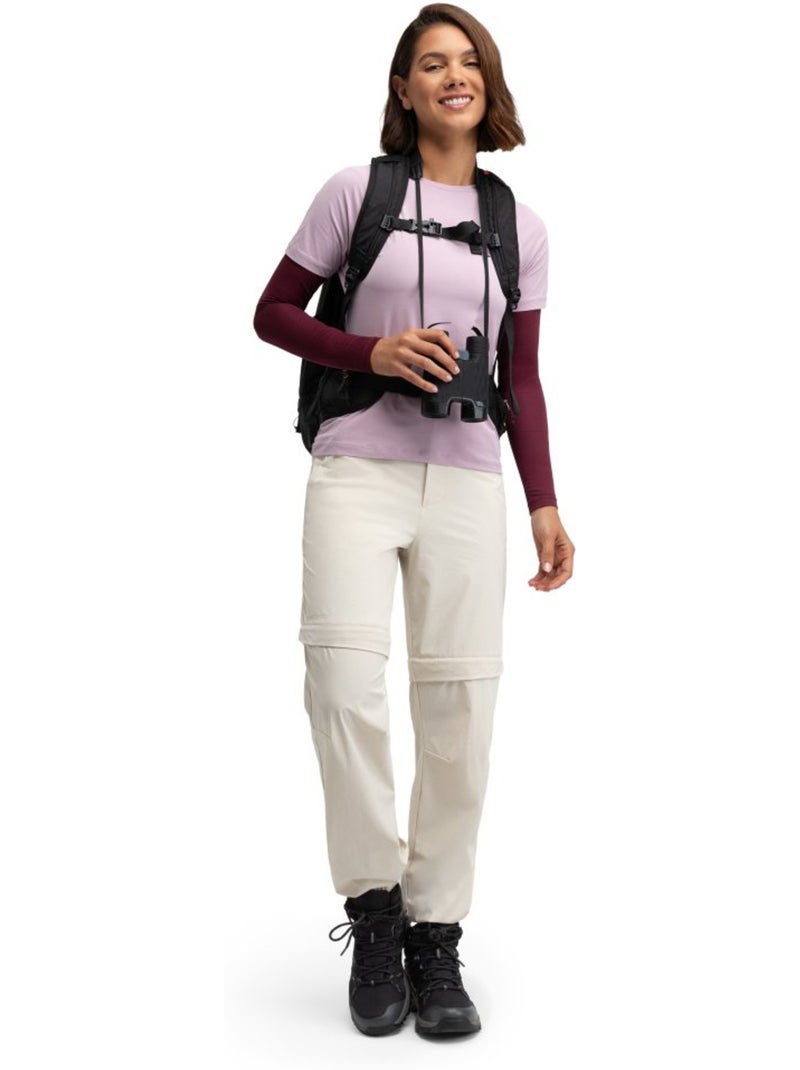 Pantalón largo desmontable montaña mujer senderismo mujer mistral sand Beige - Kiabi