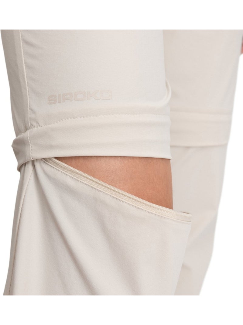 Pantalón largo desmontable montaña mujer senderismo mujer mistral sand Beige - Kiabi