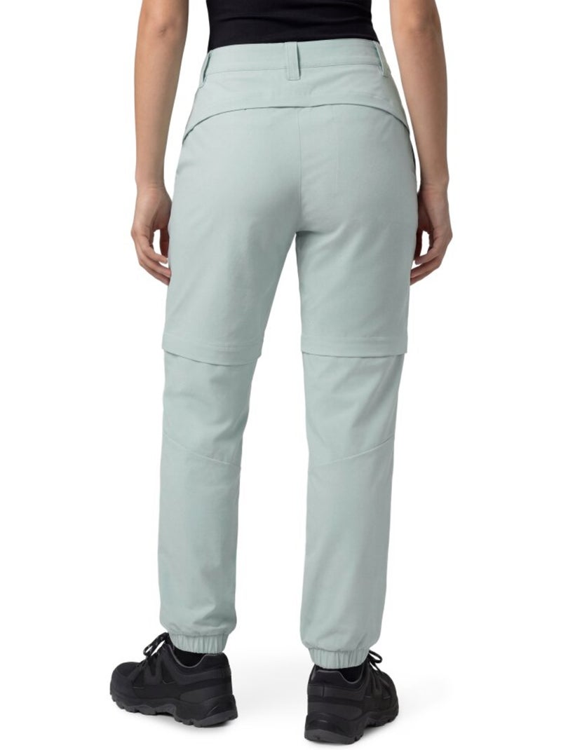 Pantalón largo desmontable montaña mujer senderismo mujer mistral-w Verde - Kiabi