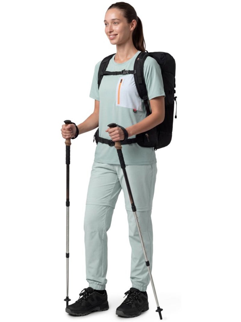 Pantalón largo desmontable montaña mujer senderismo mujer mistral-w Verde - Kiabi