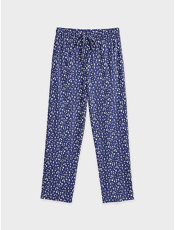 Pantalón largo estampado leopardo