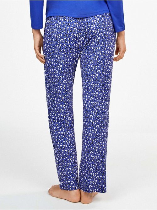 Pantalón largo estampado leopardo - Kiabi Pantalón largo estampado leopardo - Kiabi