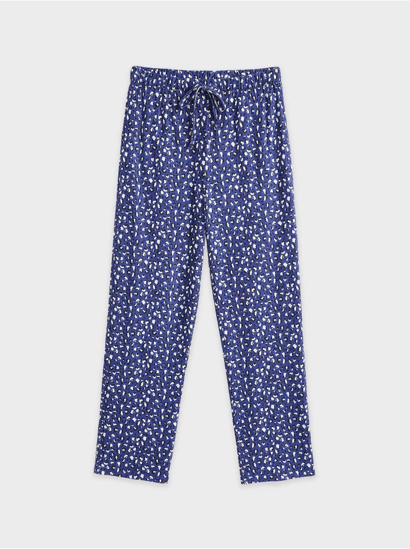 Pantalón largo estampado leopardo Multicolor - Kiabi