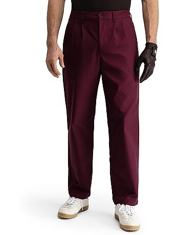 Pantalón largo holgado golf hombre golf hombre iron cherry