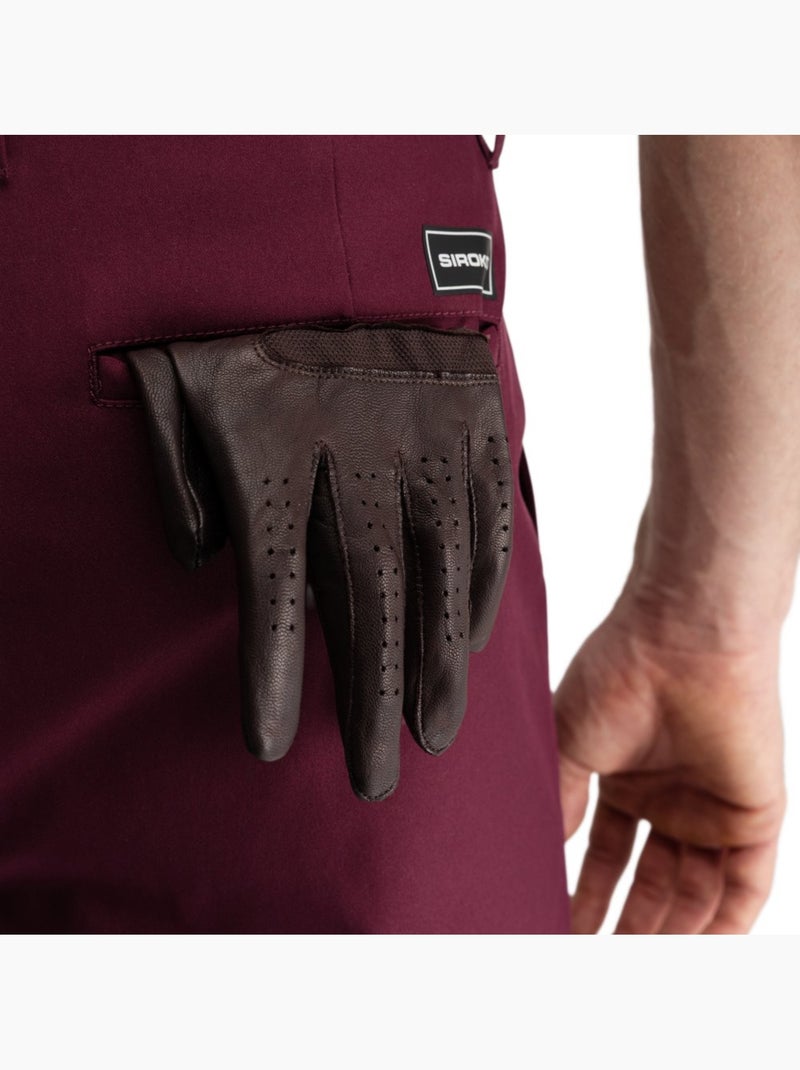 Pantalón largo holgado golf hombre golf hombre iron cherry Rojo - Kiabi