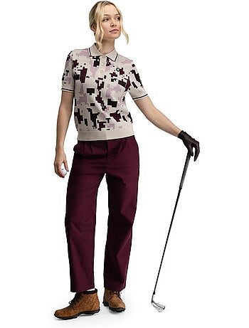 Pantalón largo holgado golf mujer golf mujer iron-w cherry