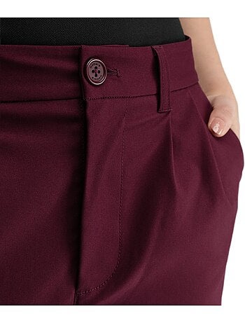 Pantalón largo holgado golf mujer golf mujer iron-w cherry