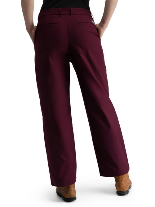 Pantalón largo holgado golf mujer golf mujer iron-w cherry - Kiabi