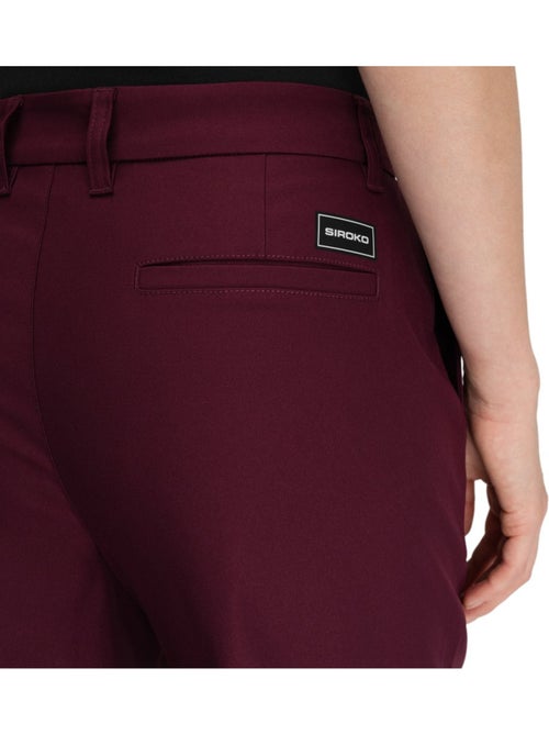 Pantalón largo holgado golf mujer golf mujer iron-w cherry - Kiabi
