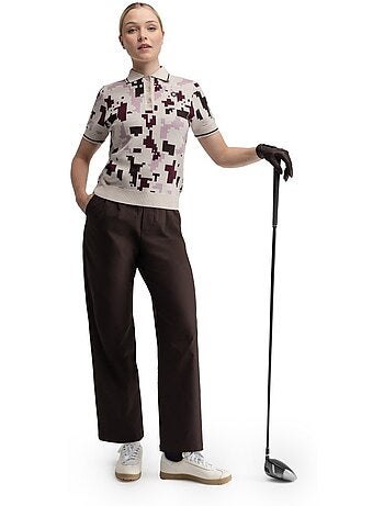 Pantalón largo holgado golf mujer golf mujer iron-w dark