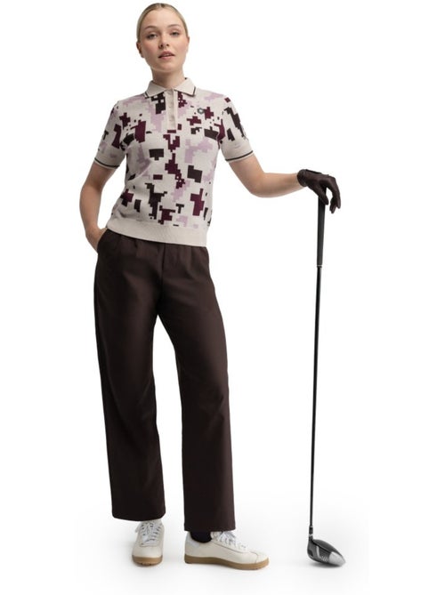 Pantalón largo holgado golf mujer golf mujer iron-w dark - Kiabi
