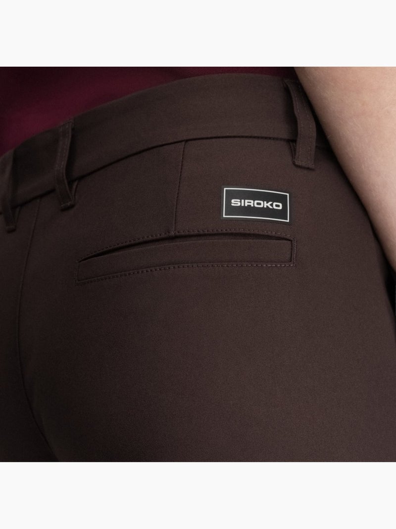 Pantalón largo holgado golf mujer golf mujer iron-w dark Marrón - Kiabi