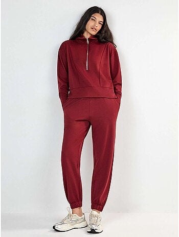 Pantalón largo jogger felpa