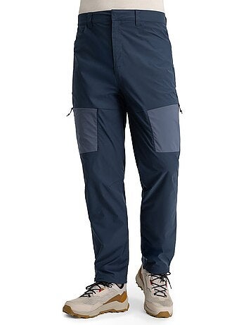 Pantalón largo montaña ligero hombre senderismo hombre traverse marine