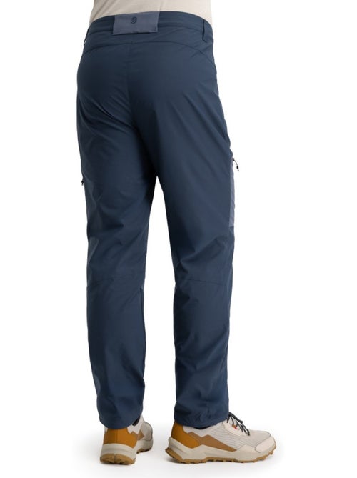 Pantalón largo montaña ligero hombre senderismo hombre traverse marine - Kiabi