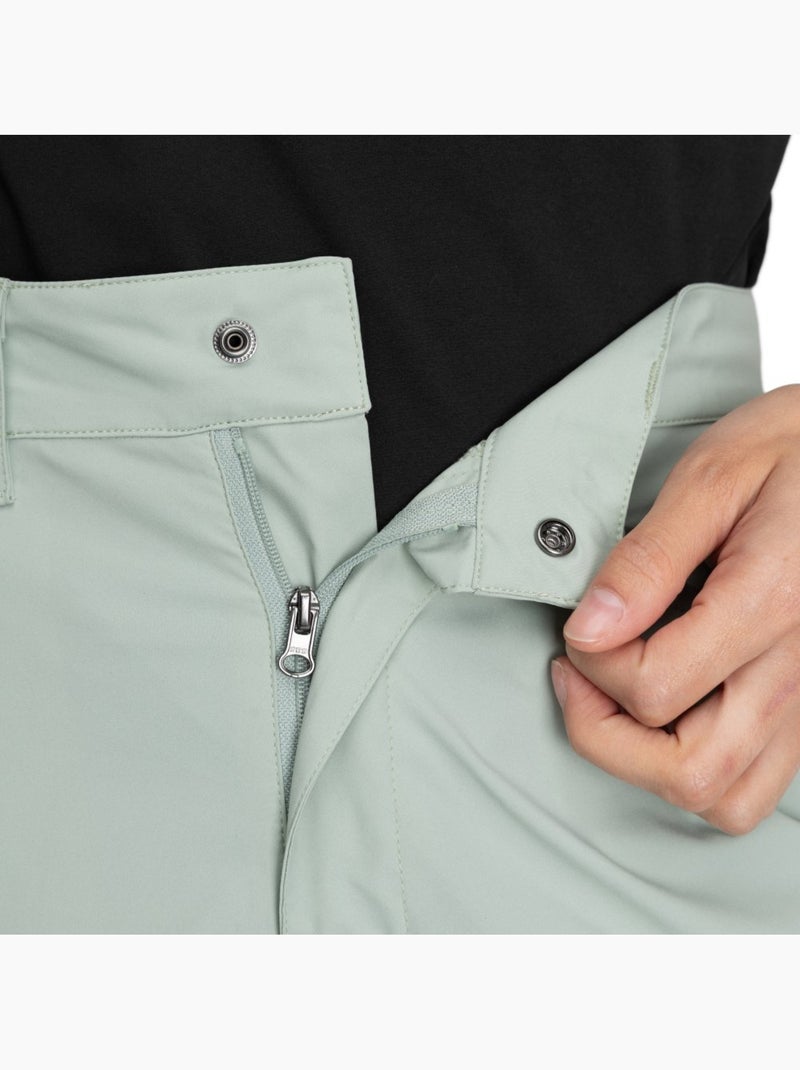 Pantalón largo montaña ligero mujer senderismo mujer vortex Verde - Kiabi