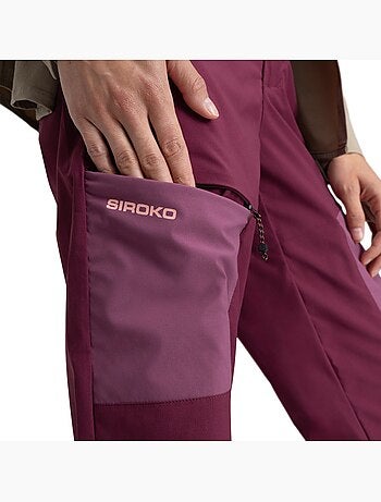 Pantalón largo montaña ligero mujer senderismo mujer vortex