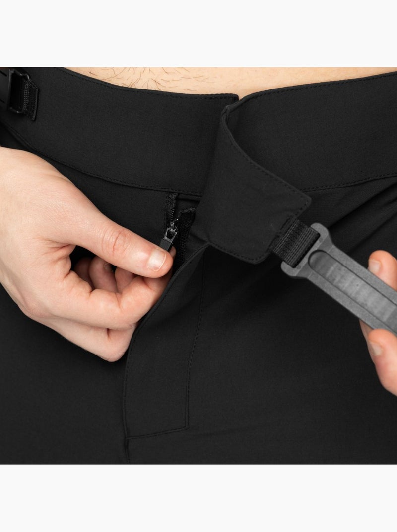 Pantalón largo mtb hombre ciclismo hombre mtb drivetrain Negro - Kiabi