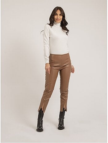Pantalón legging de simil cuero ELENA