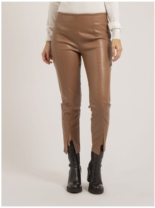 Pantalón legging de simil cuero ELENA - Kiabi