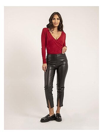 Pantalón legging de simil cuero ELENA