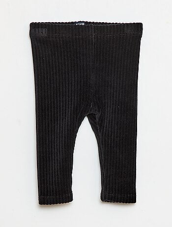 Pantalón legging de terciopelo