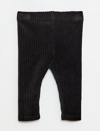 Pantalón legging de terciopelo