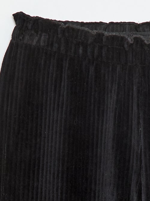 Pantalón legging de wide leg en pana - Kiabi