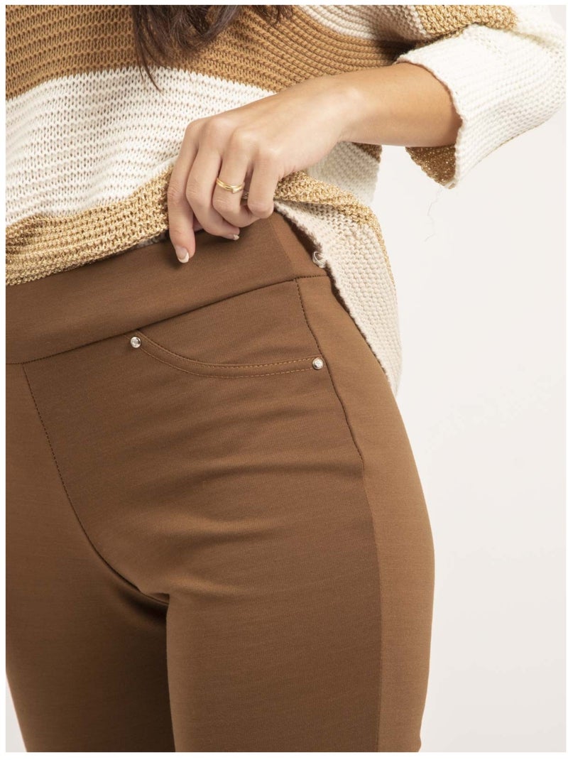 Pantalón legging EPLUME Marrón - Kiabi