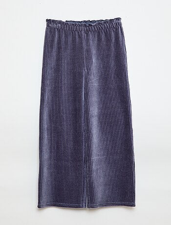 Pantalón legging wide leg de pana