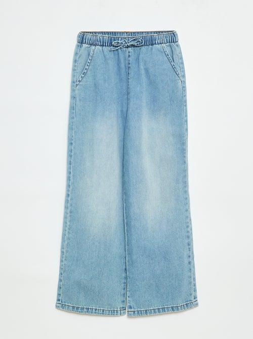 Pantalón ligero con corte ancho - Kiabi