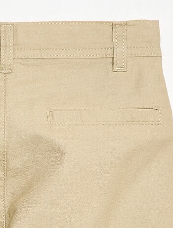 Pantalón ligero efecto lino en Oxford