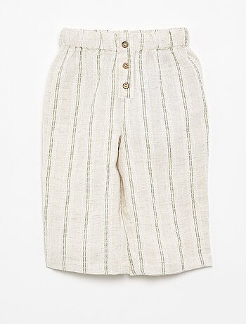 Pantalón ligero rayado