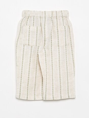 Pantalón ligero rayado