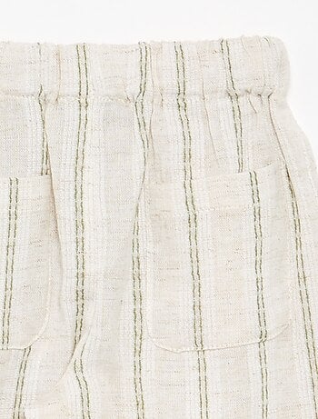 Pantalón ligero rayado