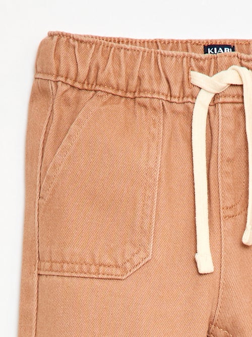 Pantalón liso corte relax fit - Kiabi
