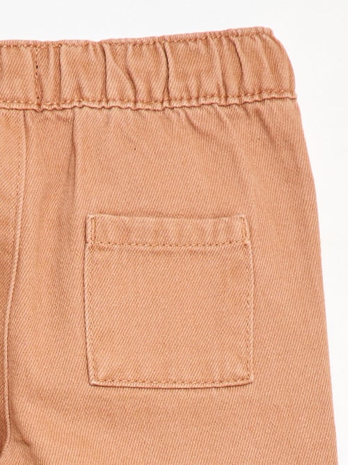 Pantalón liso corte relax fit - Kiabi