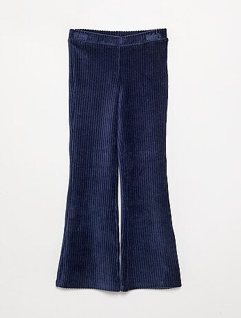 Pantalón liso de pana