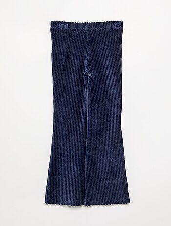 Pantalón liso de pana