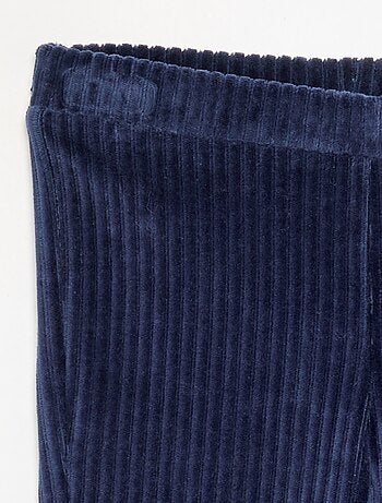 Pantalón liso de pana