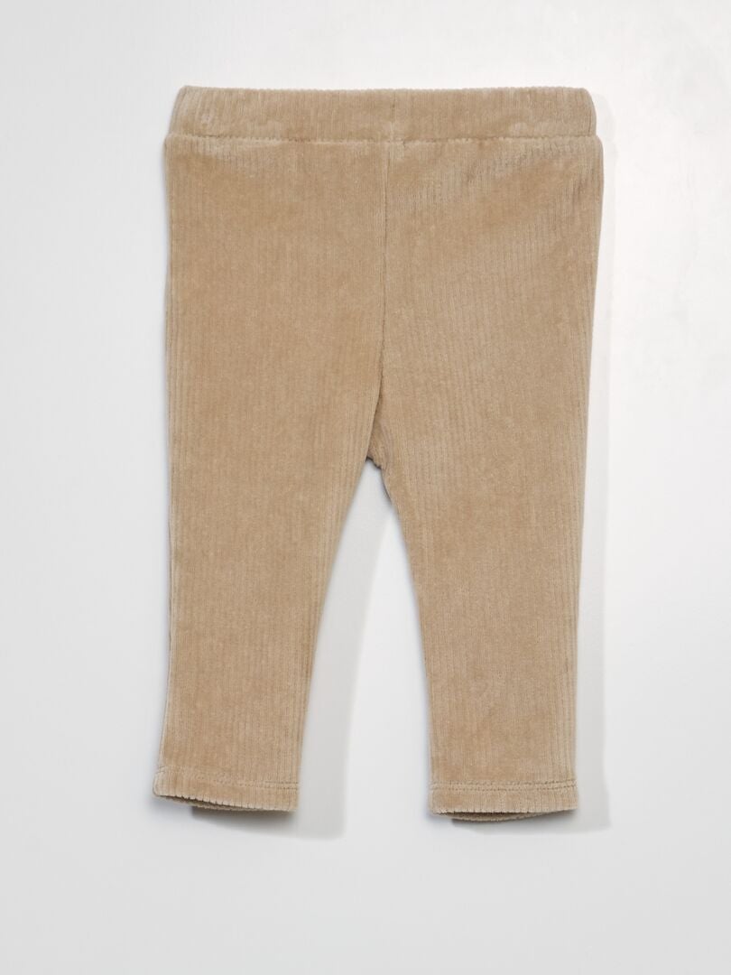 Pantalón de pana - BEIGE - Kiabi - 20.00€