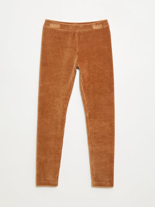 Pantalón liso de pana gruesa - Kiabi