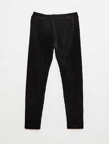 Pantalón liso de terciopelo grueso