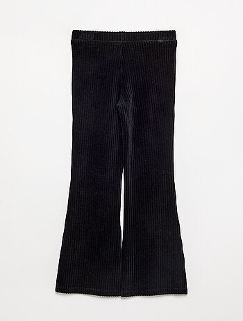 Pantalón liso de pana