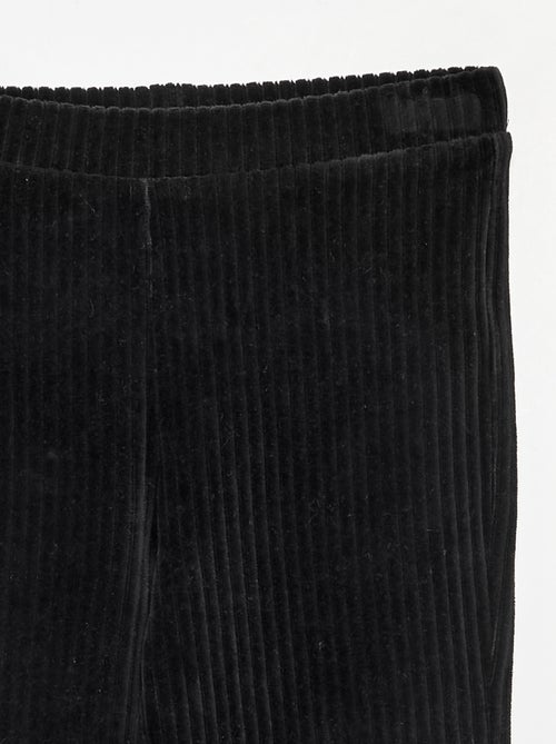 Pantalón liso de pana - Kiabi