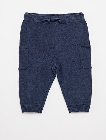 Pantalón liso de punto