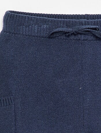 Pantalón liso de punto