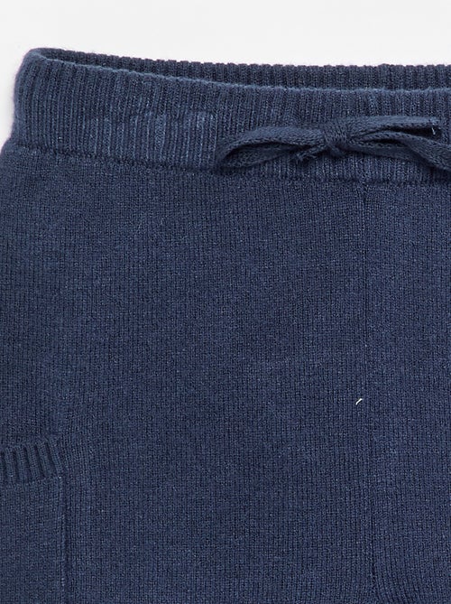 Pantalón liso de punto - Kiabi