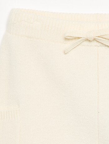Pantalón liso de punto