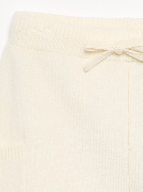 Pantalón liso de punto - Kiabi